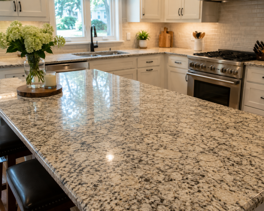 granite kitchen countertop