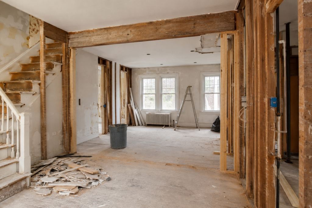 interior home renovation project lehigh valley